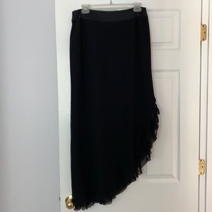 JS Collections long skirt with ruffle